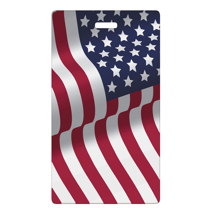 Smooth Trip American Flag Luggage Tag