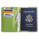 variant:41143699275968 Smooth Trip RFID Blocking Passport Wallet - Green