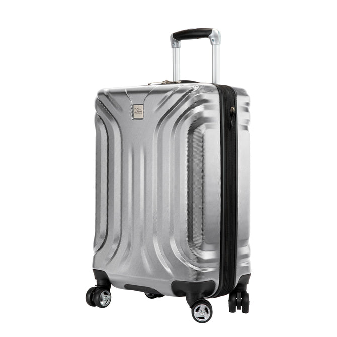 variant:41257611264192 Skyway Nimbus 4.0 Carry-On Expandable Hardside Spinner Suitcase - Shiny Silver