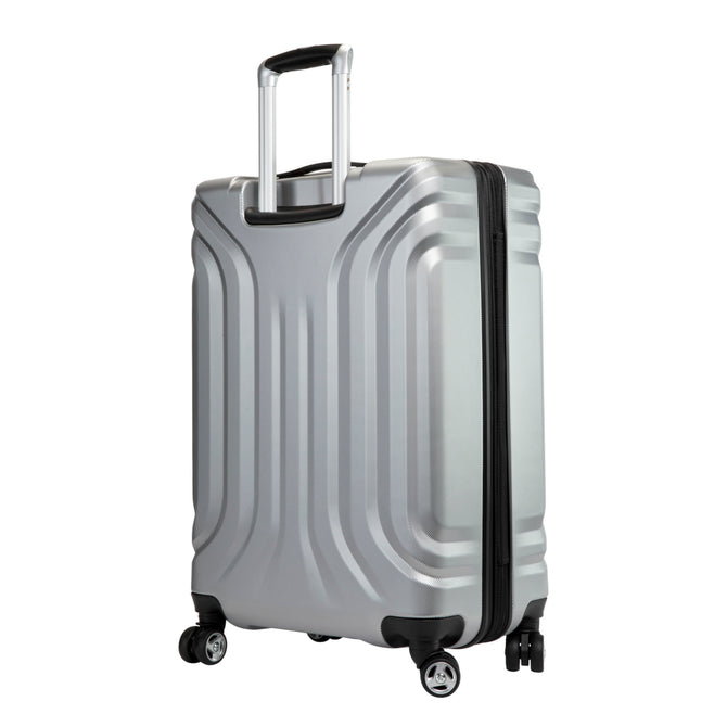 variant:41257611755712 Skyway Nimbus 4.0 Medium Check-In Expan. Hardside Spinner Suitcase - Shiny Silver