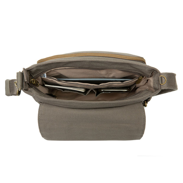 variant:41158034718912 AAA.com l Anti-Theft Courier Tour Bag - Stone