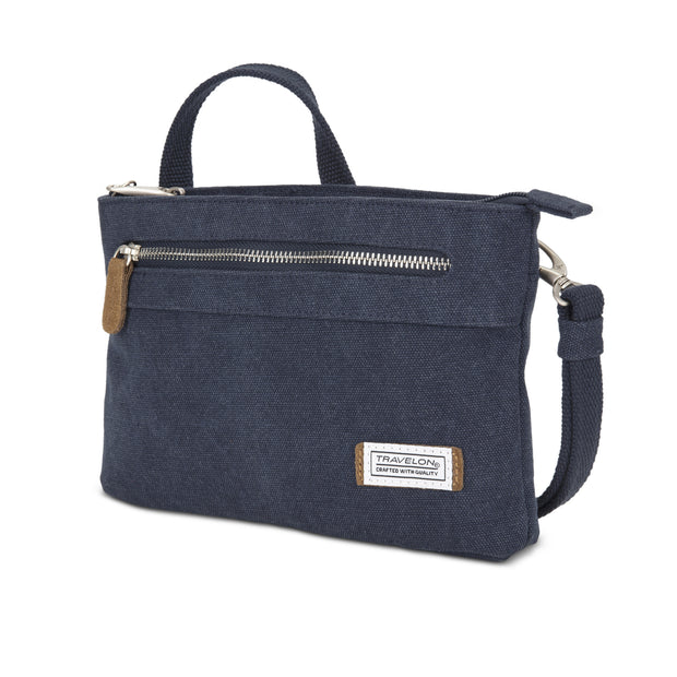 variant:42165383954624 Anti-Theft Heritage Small Crossbody - Indigo