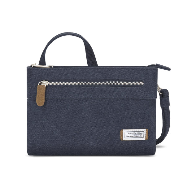 variant:42165383954624 Anti-Theft Heritage Small Crossbody - Indigo