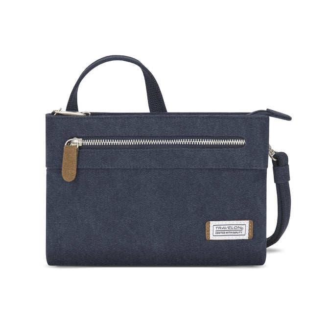 variant:42165383954624 Anti-Theft Heritage Small Crossbody - Indigo