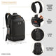 variant:42948091609280 Briggs & Riley @work medium backpack Black