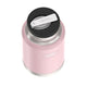 variant:46529430257856 24 oz Stainless Steel Food Jar w/ Spoon Sunset Pink