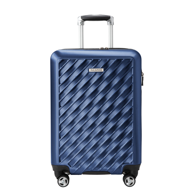 variant:43709072441536 RBH Melrose Hardside Carry-On Spinner Luggage Prussian Blue