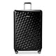 variant:43709104914624 RBH Melrose Hardside Large Checked Spinner Luggage Black