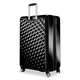 variant:43709104914624 RBH Melrose Hardside Large Checked Spinner Luggage Black