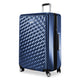 variant:43709104947392 RBH Melrose Hardside Large Checked Spinner Luggage Prussian Blue