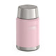 variant:46529430257856 24 oz Stainless Steel Food Jar w/ Spoon Sunset Pink
