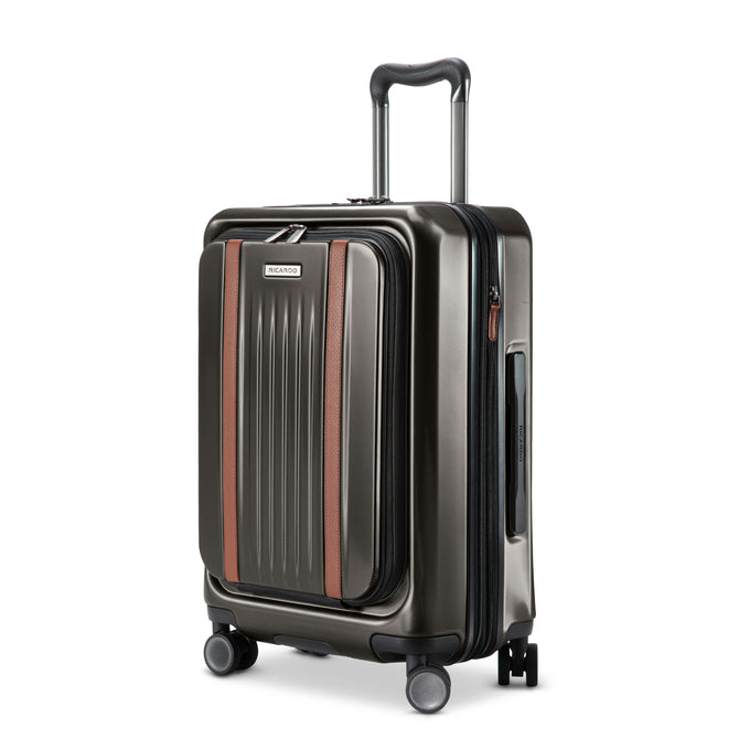 variant:43709360210112 RBH Montecito 2.0 Hardside Carry-On Front Opening Spinner Luggage Graphite