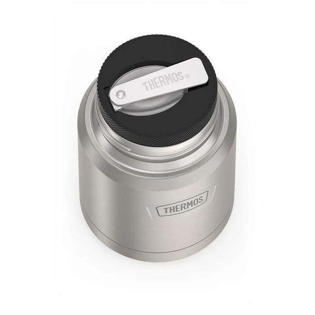 variant:43736965710016 16 oz Stainless Steel Food Jar w/ Spoon Matte Stainless Steel 