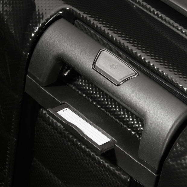 variant:44550565953728 Samsonite Proxis Medium Checked Spinner Black