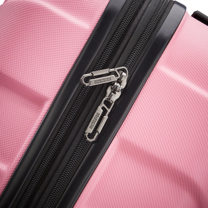 variant:43668237811904 AT Troupe Duo Spinner Luggage Pink Lemonade
