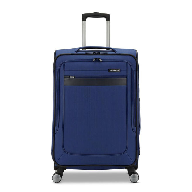 variant:43776811237568 Samsonite Ascella 3.0 Softside Medium Checked Luggage Blue
