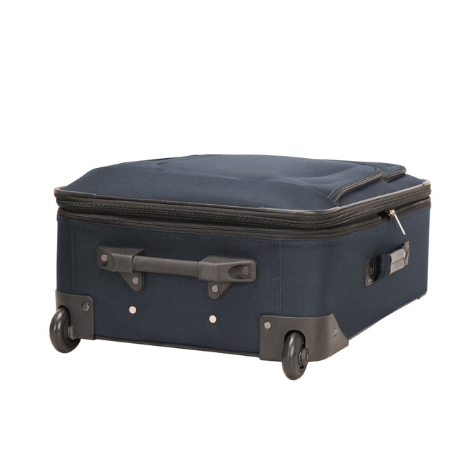variant:43715347349696 Skyway Epic Softside Large Checked Spinner Luggage Blue