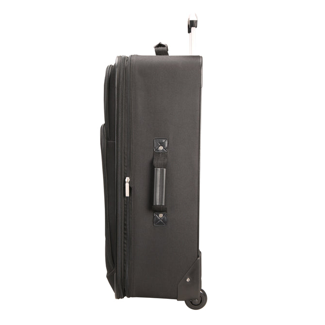 variant:43715347316928 Skyway Epic Softside Large Checked Spinner Luggage Black