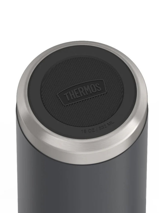 variant:46488643436736 Thermos 18 oz Stainless Steel Kids Water Bottle w/ Spout Lid Granite