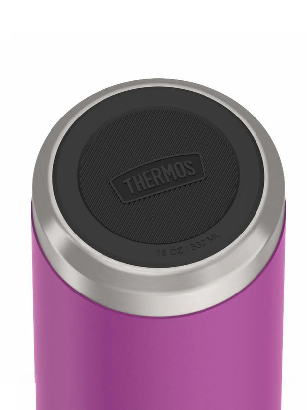 variant:46488642945216 Thermos 18 oz Stainless Steel Kids Water Bottle w/ Spout Lid Plum
