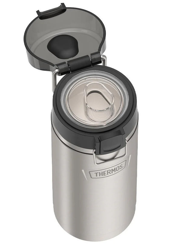 variant:46488629444800 Thermos 18 oz Stainless Steel Kids Water Bottle w/ Spout Lid Stainless Steel 