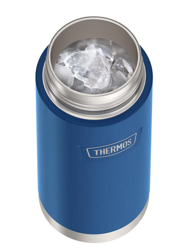 variant:46488643010752Thermos 18 oz Stainless Steel Kids Water Bottle w/ Spout Lid Navy