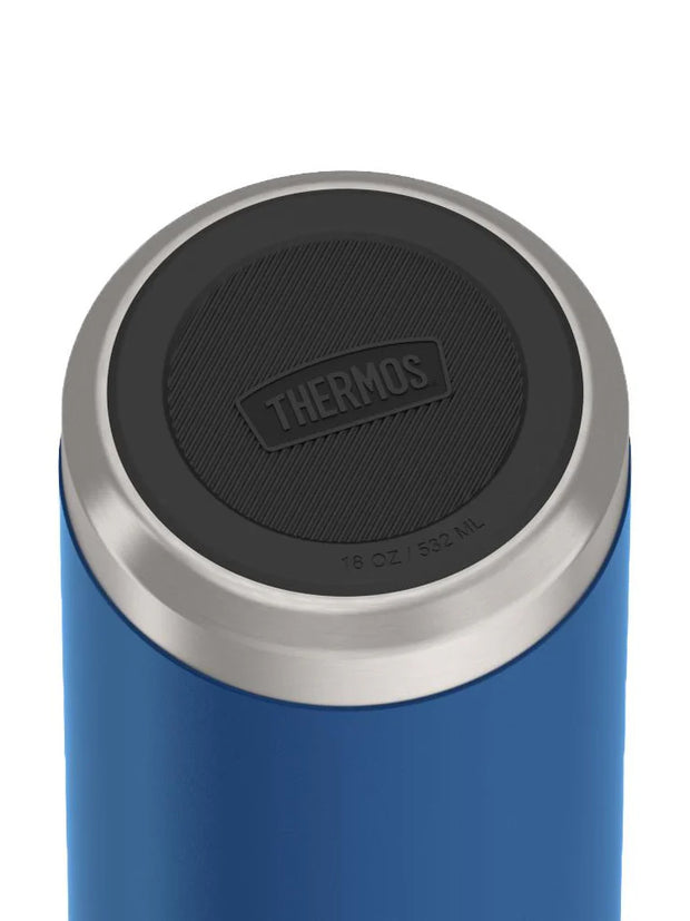 variant:46488643010752Thermos 18 oz Stainless Steel Kids Water Bottle w/ Spout Lid Navy