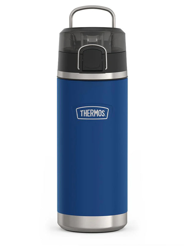 variant:46488643010752Thermos 18 oz Stainless Steel Kids Water Bottle w/ Spout Lid Navy