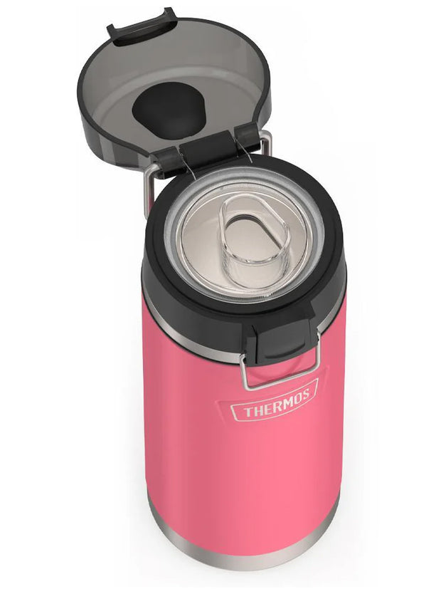 variant:46488643207360 Thermos 18 oz Stainless Steel Kids Water Bottle w/ Spout Lid Pink