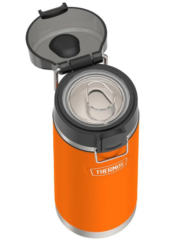variant:46488643272896 Thermos 18 oz Stainless Steel Kids Water Bottle w/ Spout Lid Orange