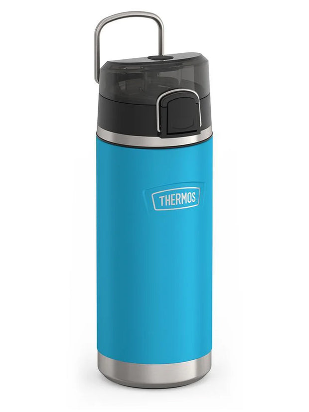 variant:46488642879680 Thermos 18 oz Stainless Steel Kids Water Bottle w/ Spout Lid Teal
