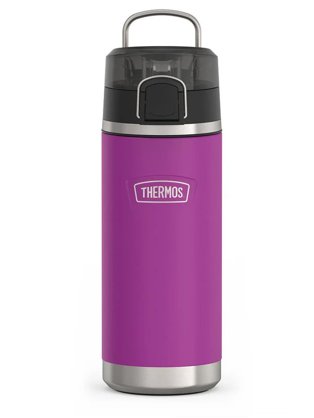 variant:46488642945216 Thermos 18 oz Stainless Steel Kids Water Bottle w/ Spout Lid Plum