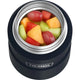 variant:46533270864064 16 oz. Stainless Steel Food Jar w Folding Spoon Matte Midnight Blue