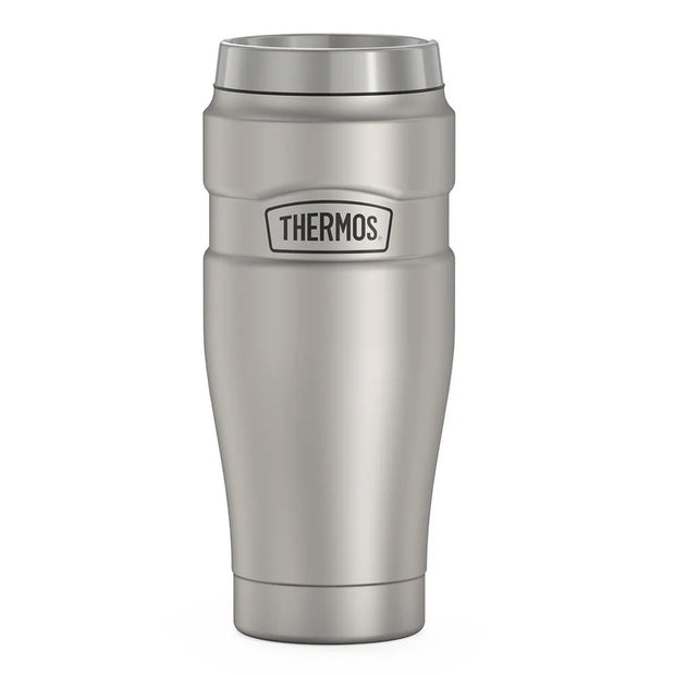 variant:46530409267392 16 oz Stainless Steel  Travel Tumbler Matte Stainless Steel 