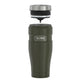 variant:46530430402752 16 oz Stainless Steel  Travel Tumbler Matte Army Green