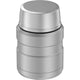 variant:46533270962368 16 oz. Stainless Steel Food Jar w Folding Spoon Matte Stainless Steel 