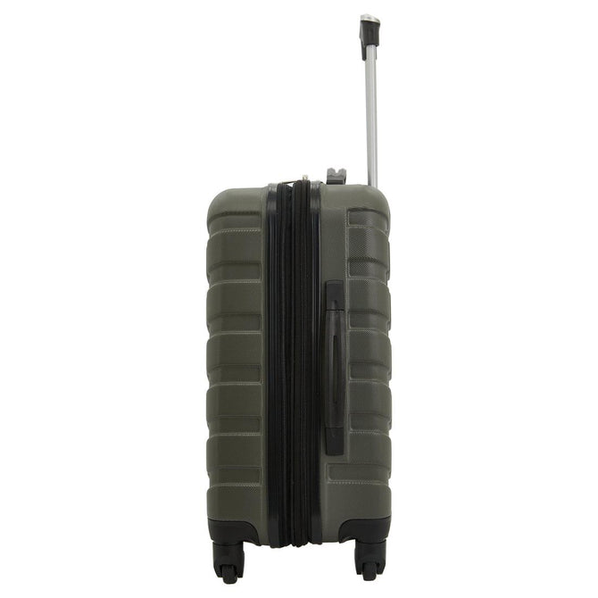 variant:43666913362112 Wrangler Durham 4 Piece Hardside Luggage Set Green