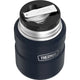 variant:46533270864064 16 oz. Stainless Steel Food Jar w Folding Spoon Matte Midnight Blue