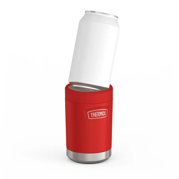 variant:43737240797376 Stainless Steel Beverage Can Insulator Crimson