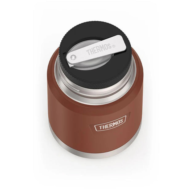 variant:46529225949376 16 oz Stainless Steel Food Jar w/ Spoon Saddle