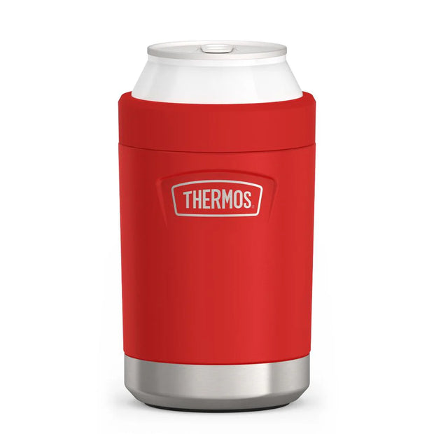 variant:43737240797376 Stainless Steel Beverage Can Insulator Crimson
