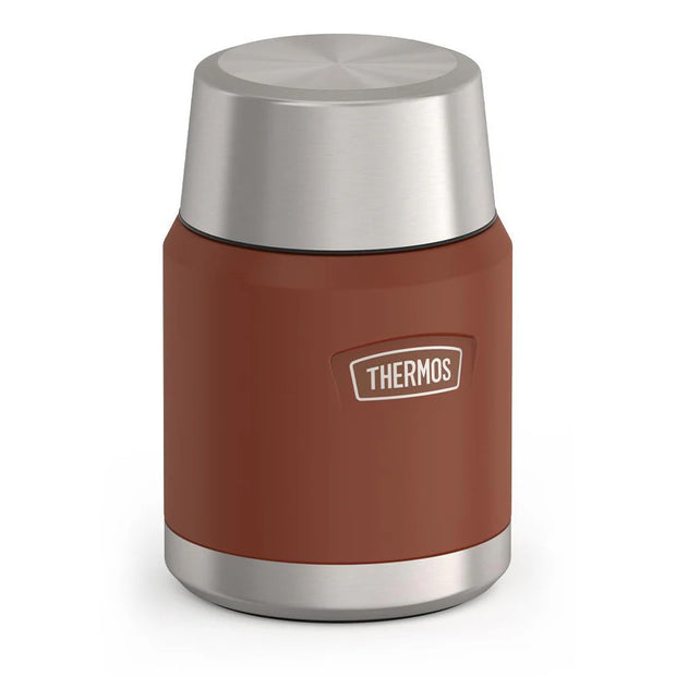 variant:46529225949376 16 oz Stainless Steel Food Jar w/ Spoon Saddle
