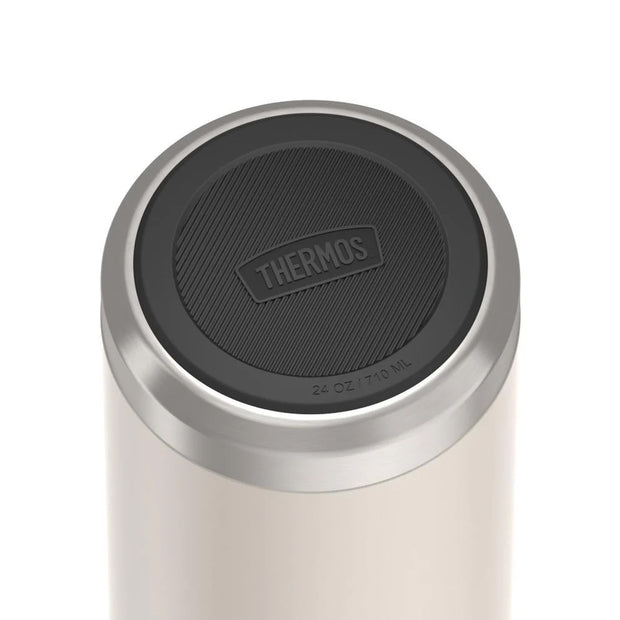 variant:46515269599424 24oz Icon Stainless Steel Water Bottle w/ Screw Top Sandstone