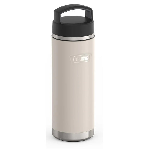 variant:46515269599424 24oz Icon Stainless Steel Water Bottle w/ Screw Top Sandstone