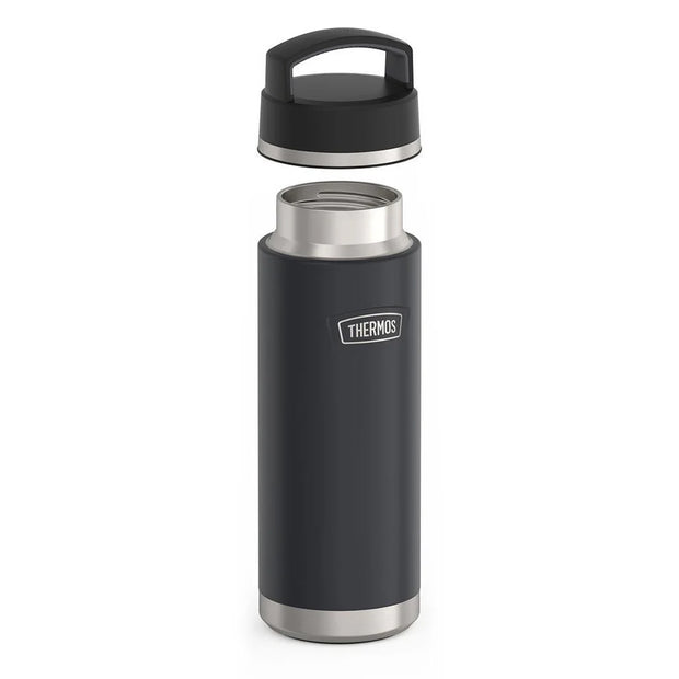 variant:46515266650304 24oz Icon Stainless Steel Water Bottle w/ Screw Top Granite