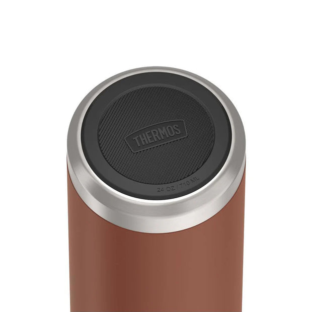 variant:46515668353216 24oz Icon Stainless Steel Water Bottle w/ Spout Saddle
