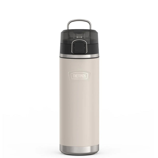 variant:46515668222144 24oz Icon Stainless Steel Water Bottle w/ Spout Sandstone