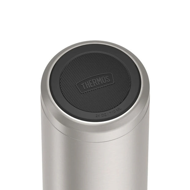 variant:43737238667456 24oz Icon Stainless Steel Water Bottle w/ Spout MATTE STAINLESS STEEL