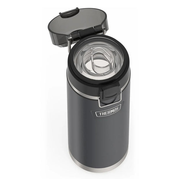 variant:43737238732992 24oz Icon Stainless Steel Water Bottle w/ Spout Granite