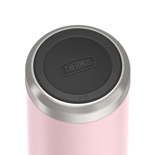 variant:46515668287680 24oz Icon Stainless Steel Water Bottle w/ Spout Pink